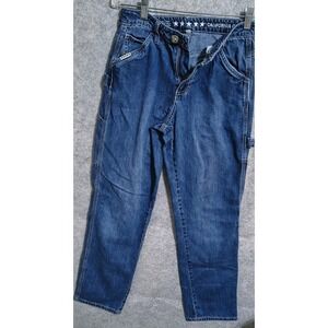 Five Star General California Carpenter Jeans Women's Size 1/26 Blue Denim EUC